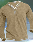 Burkhardt - Long-Sleeved Shirt with V-Neck