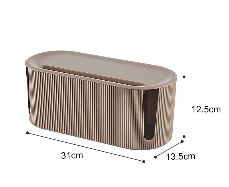 Cable organiser for cords, adapters and power strips