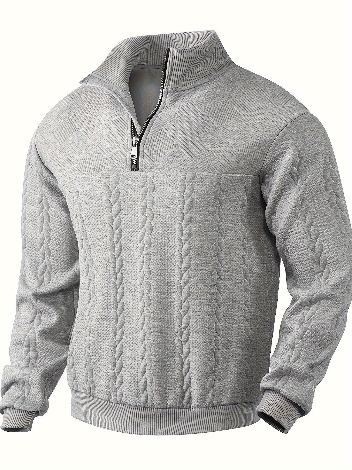 Caleb – Vintage Zip-Up Sweater