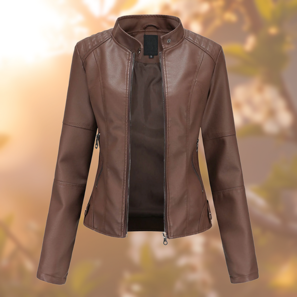 Calista – Elegant Leather Jacket