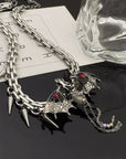 Captive Flying Dragon Necklace