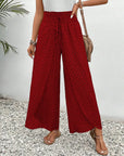 Carla - Wide Trousers with Geometric Pattern