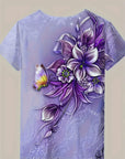 Carlisa - T-Shirt with Floral Print