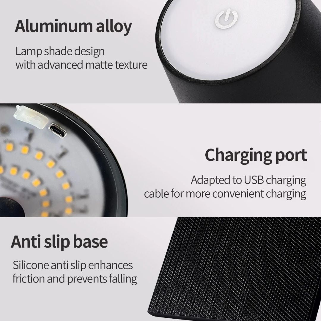 Caroline Rechargeable USB LED Desk Lamp