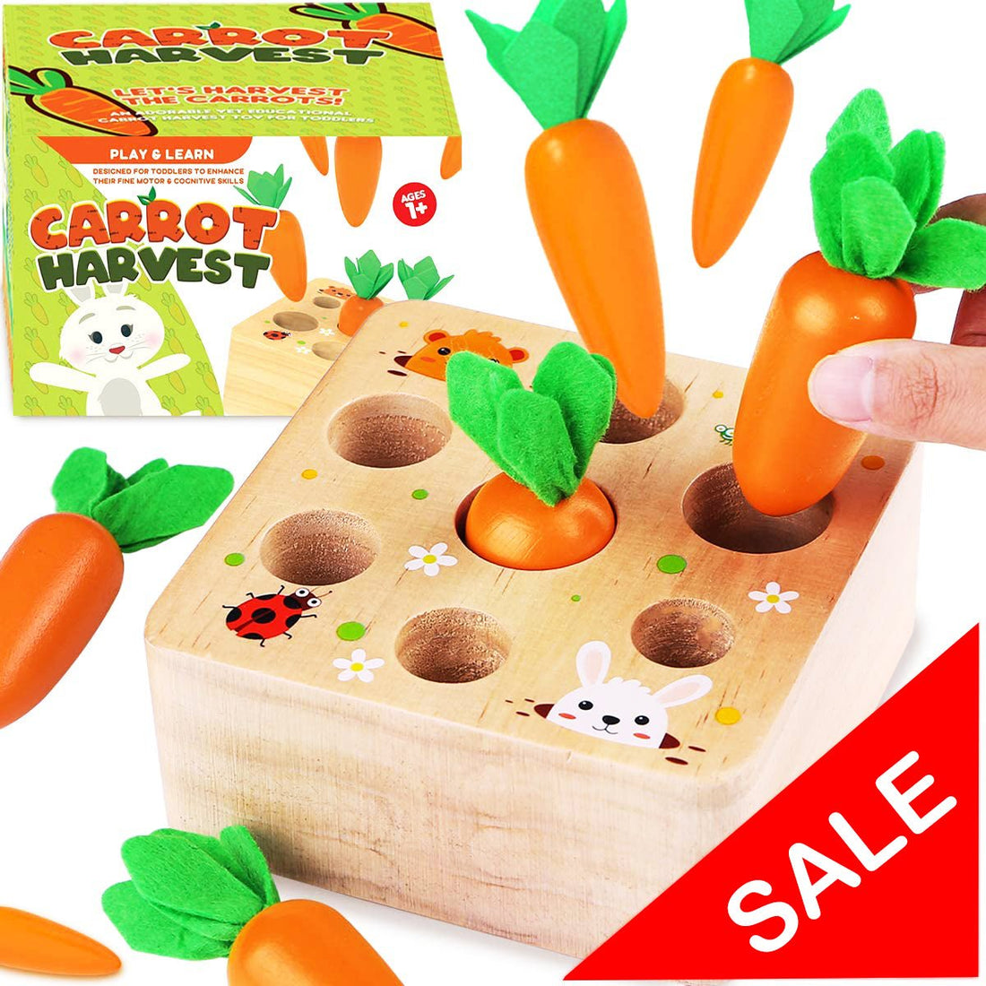 CarrotsHarvest - Promotes hand-eye coordination and skills