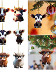 Cartoon Cow Decorative Ornament