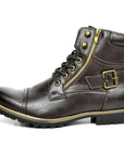 Carwin – Stylish Leather Lace-Up Boots