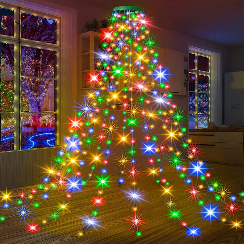 CascadeTwinkle – Christmas Tree Cascade Fairy Lights