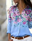 Casual Ladies' Blouse with Print