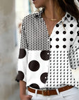 Casual Ladies' Blouse with Print