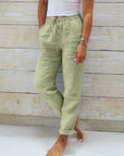 Casual Linen Trousers for Women - Denzy