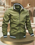Casual Men's Jacket with Zip - Roman