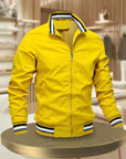 Casual Men's Jacket with Zip - Roman
