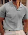 Casual Men's Polo without Buttons - Warren
