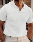 Casual Men's Polo without Buttons - Warren