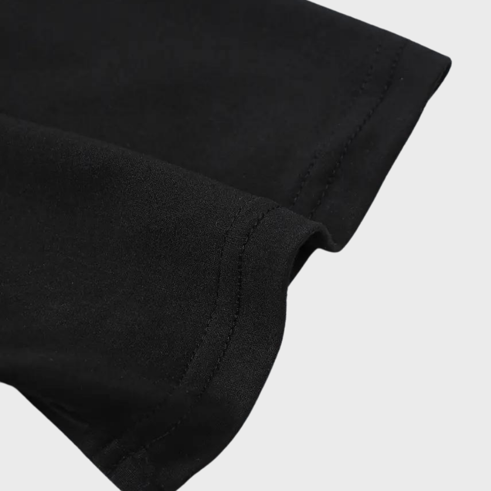 Casual Men's T-shirt with Round Neck and Minimalist Print