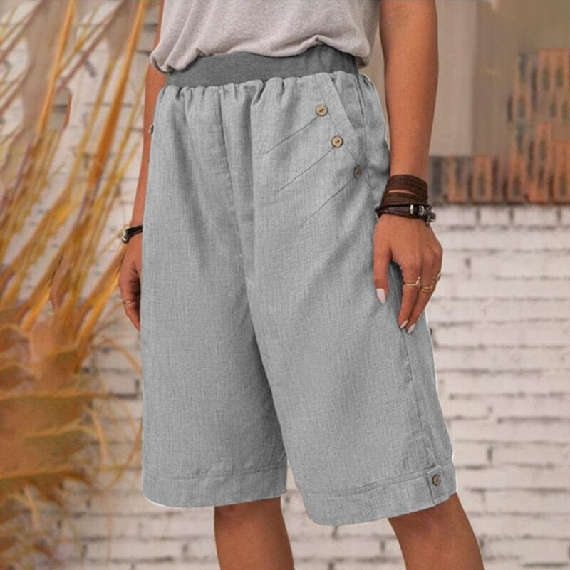 Pantalones cortos casuales de verano para mujer
