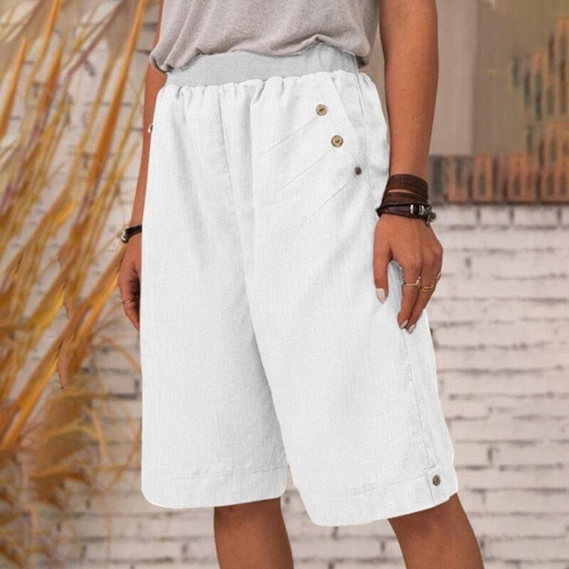 Pantalones cortos casuales de verano para mujer