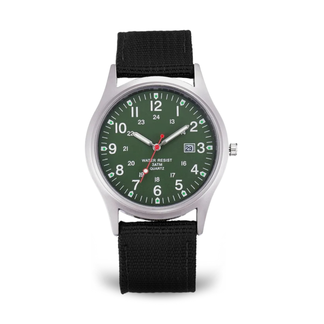 Reloj casual inspirado en relojes militares