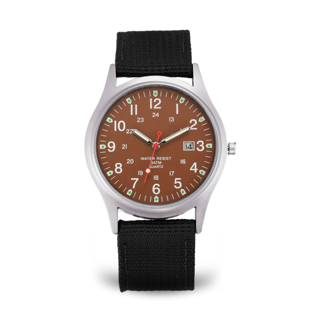 Reloj casual inspirado en relojes militares