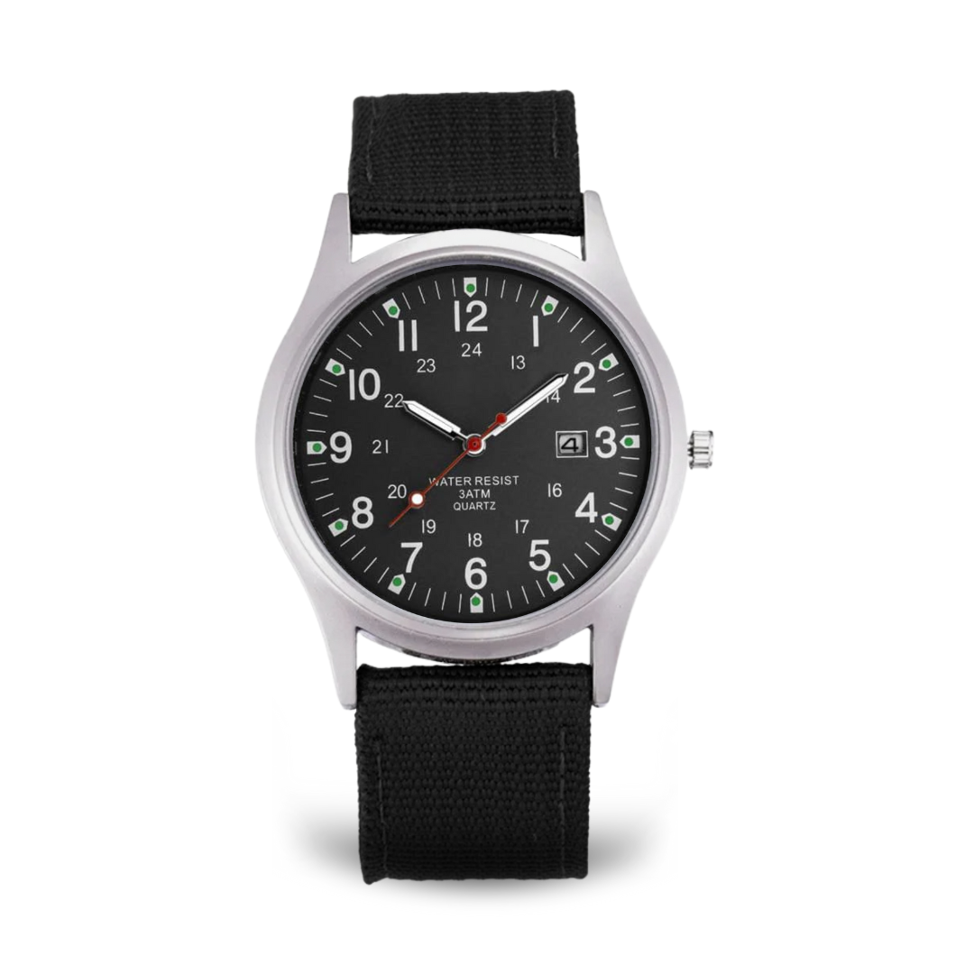 Reloj casual inspirado en relojes militares