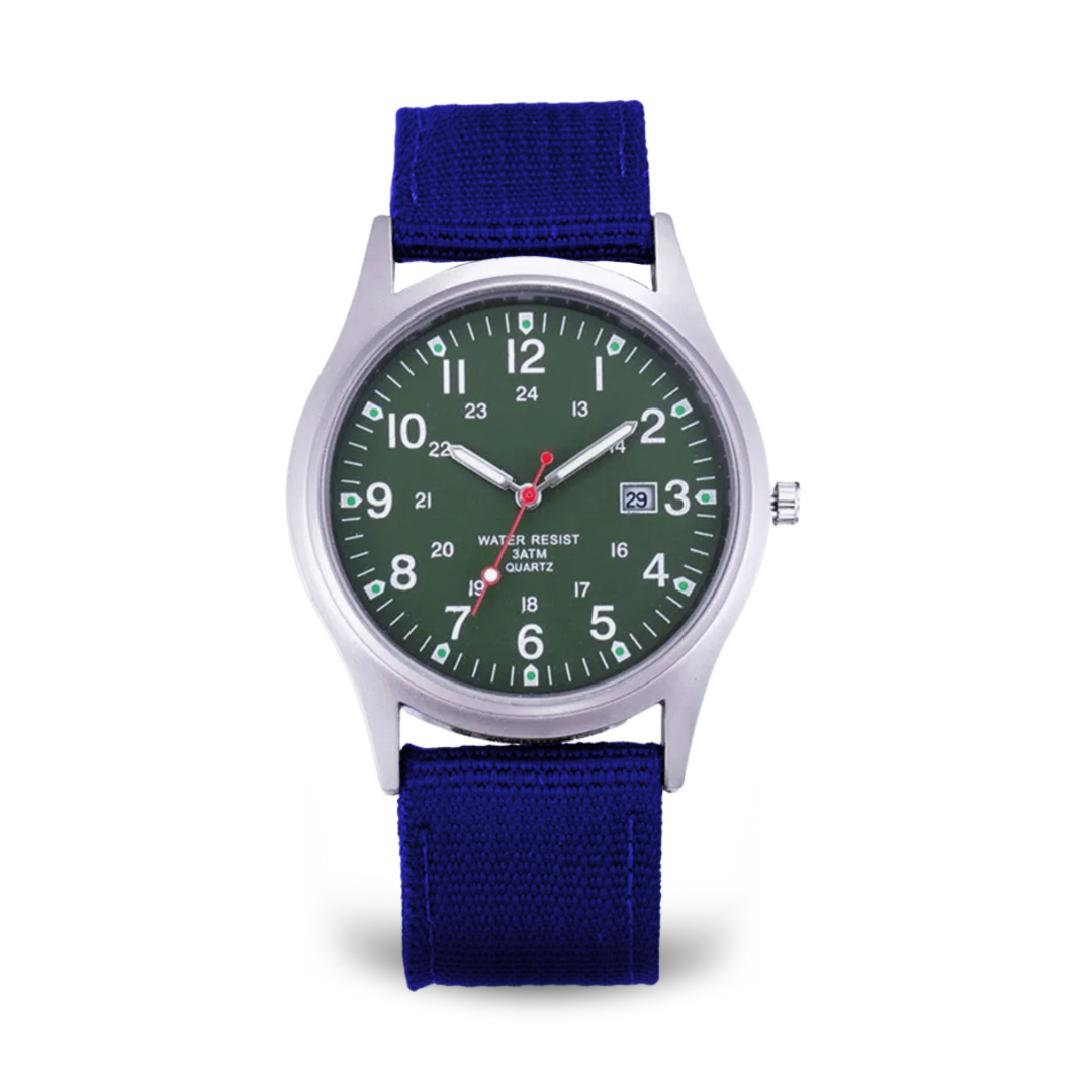 Reloj casual inspirado en relojes militares