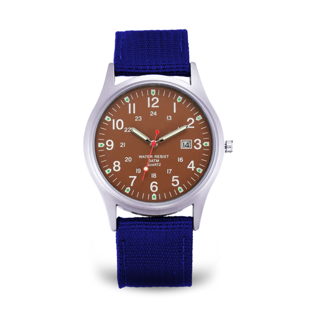 Reloj casual inspirado en relojes militares