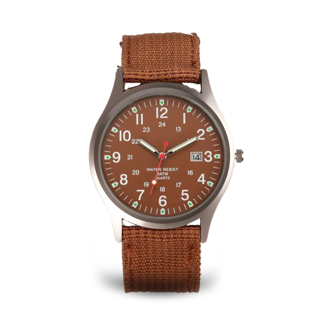 Reloj casual inspirado en relojes militares