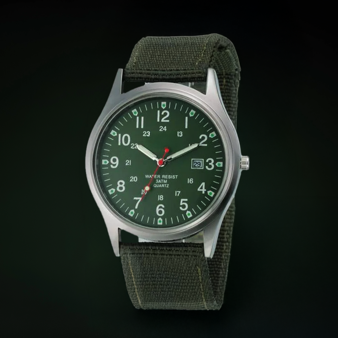 Reloj casual inspirado en relojes militares