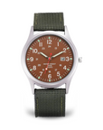 Reloj casual inspirado en relojes militares
