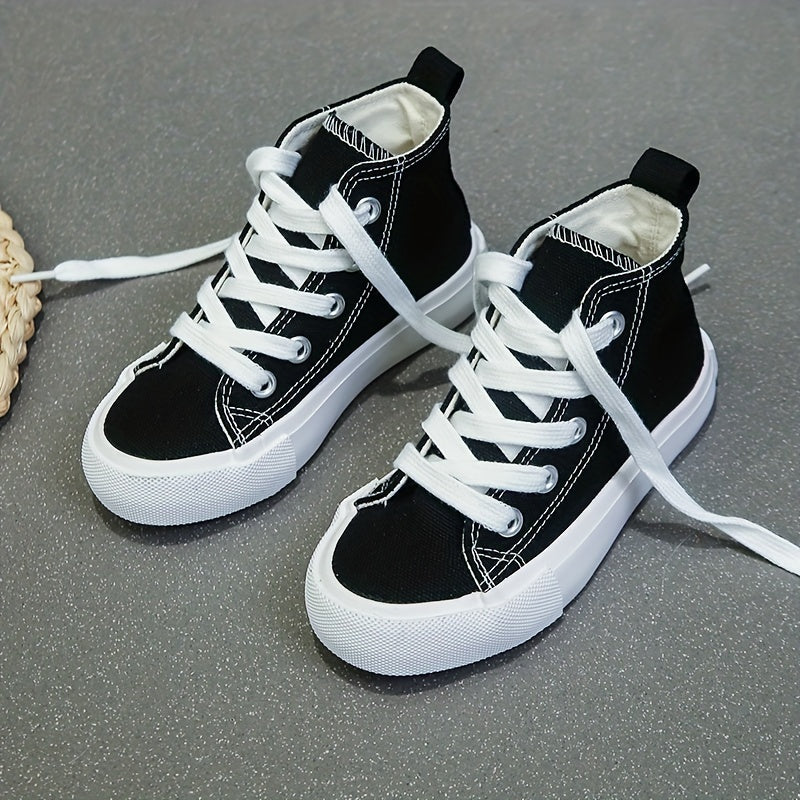 Casual high-top lace-up shoes for children’s outdoor activities - Endie