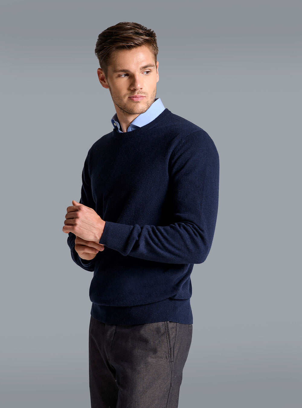Casual men's cashmere sweater - Benjo