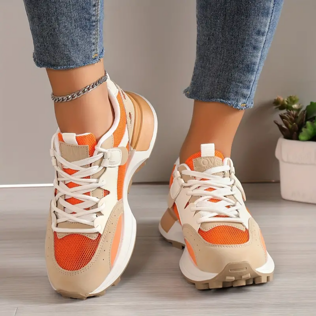 Casual modern coloured sneakers for women - Katja