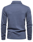 Casual polo jumper for men – Long sleeves - Stylish and Comfortable