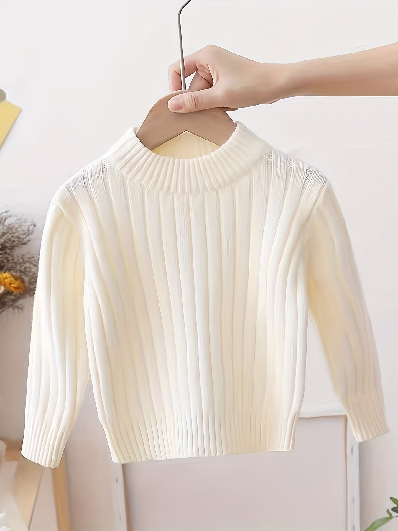 Casual roll-neck jumper for boys and girls - Aries