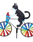 Cat Bicycle Wind Spinner