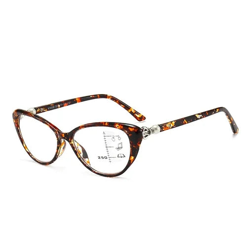 Cat Eye Zoom HD Anti-Blue Light Reading Glasses