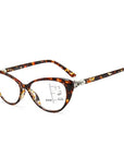 Cat Eye Zoom HD Anti-Blue Light Reading Glasses