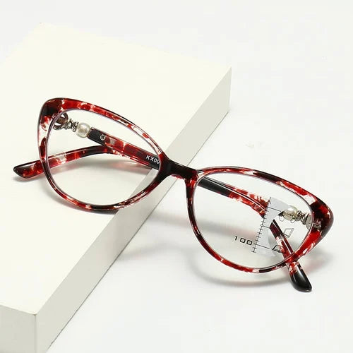 Cat Eye Zoom HD Anti-Blue Light Reading Glasses