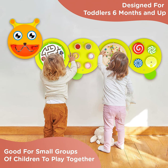 Caterpillar Printing Board - Promotes the Senses and Skills