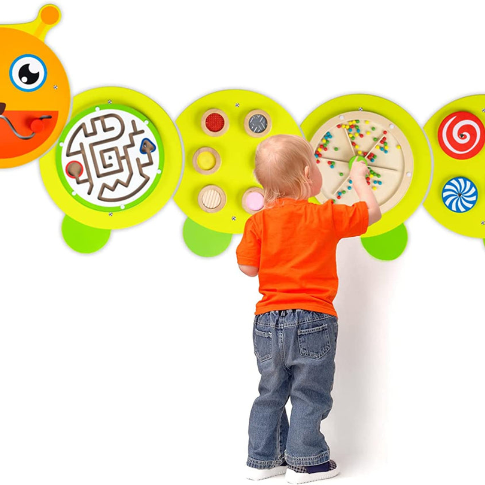 Caterpillar Printing Board - Promotes the Senses and Skills