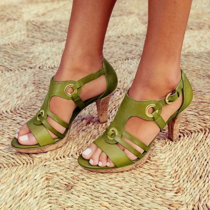 Catherine | Comfortable High-Heeled Sandals