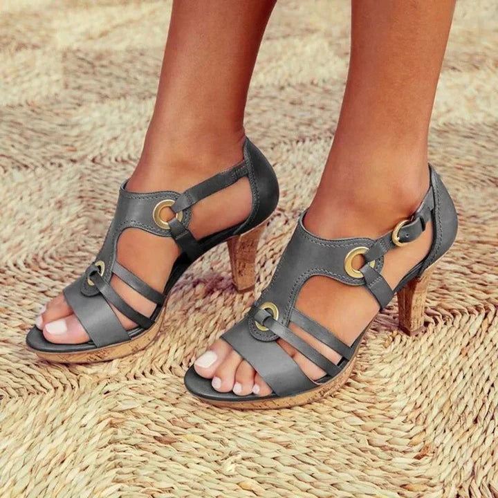 Catherine | Comfortable High-Heeled Sandals
