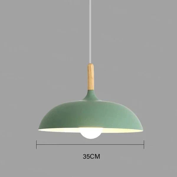Ceiling Lamp in Scandinavian Oak - ScandiLuxe