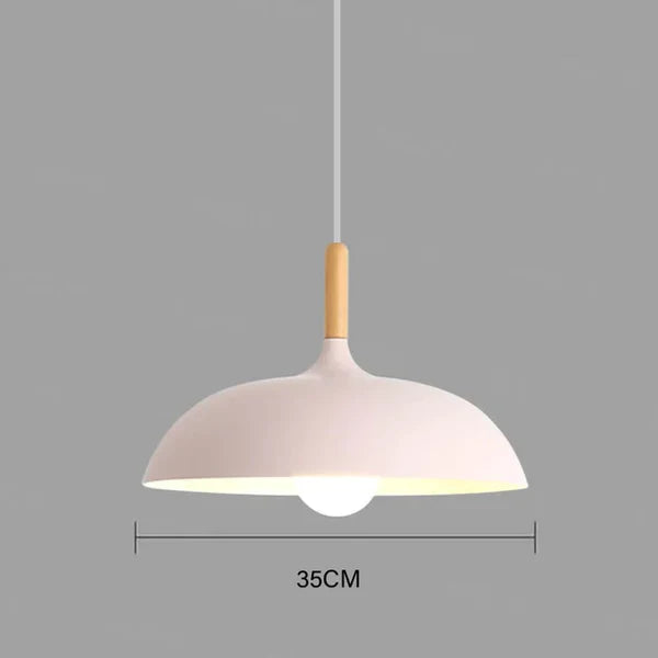 Ceiling Lamp in Scandinavian Oak - ScandiLuxe