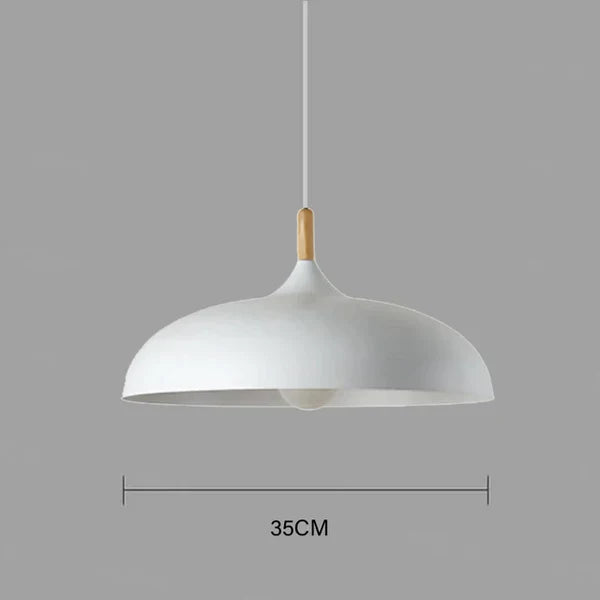 Ceiling Lamp in Scandinavian Oak - ScandiLuxe