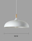 Ceiling Lamp in Scandinavian Oak - ScandiLuxe