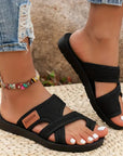 Celia | Slide Sandals Made from Perforated Mesh