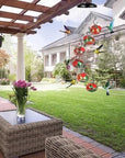 Charming Wind Chimes Hummingbird Feeder