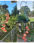 Charming Wind Chimes Hummingbird Feeder